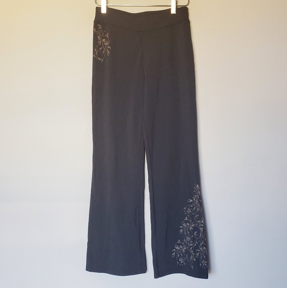 Athleta Wide Leg Flare High Rise Leggings